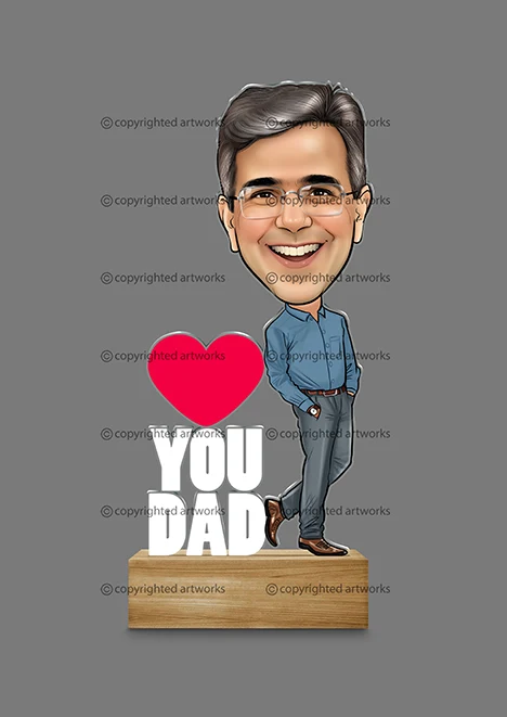 Caricature Me-mento Standee 3